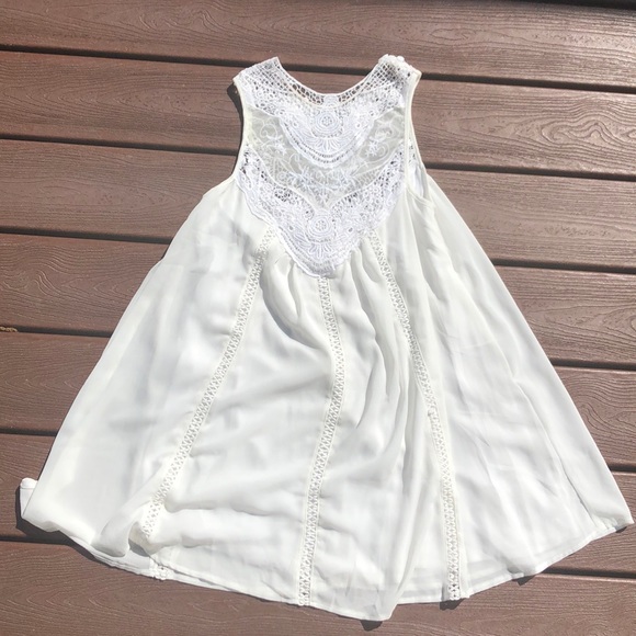 Oversized white Xenia shift dress - Picture 4 of 6